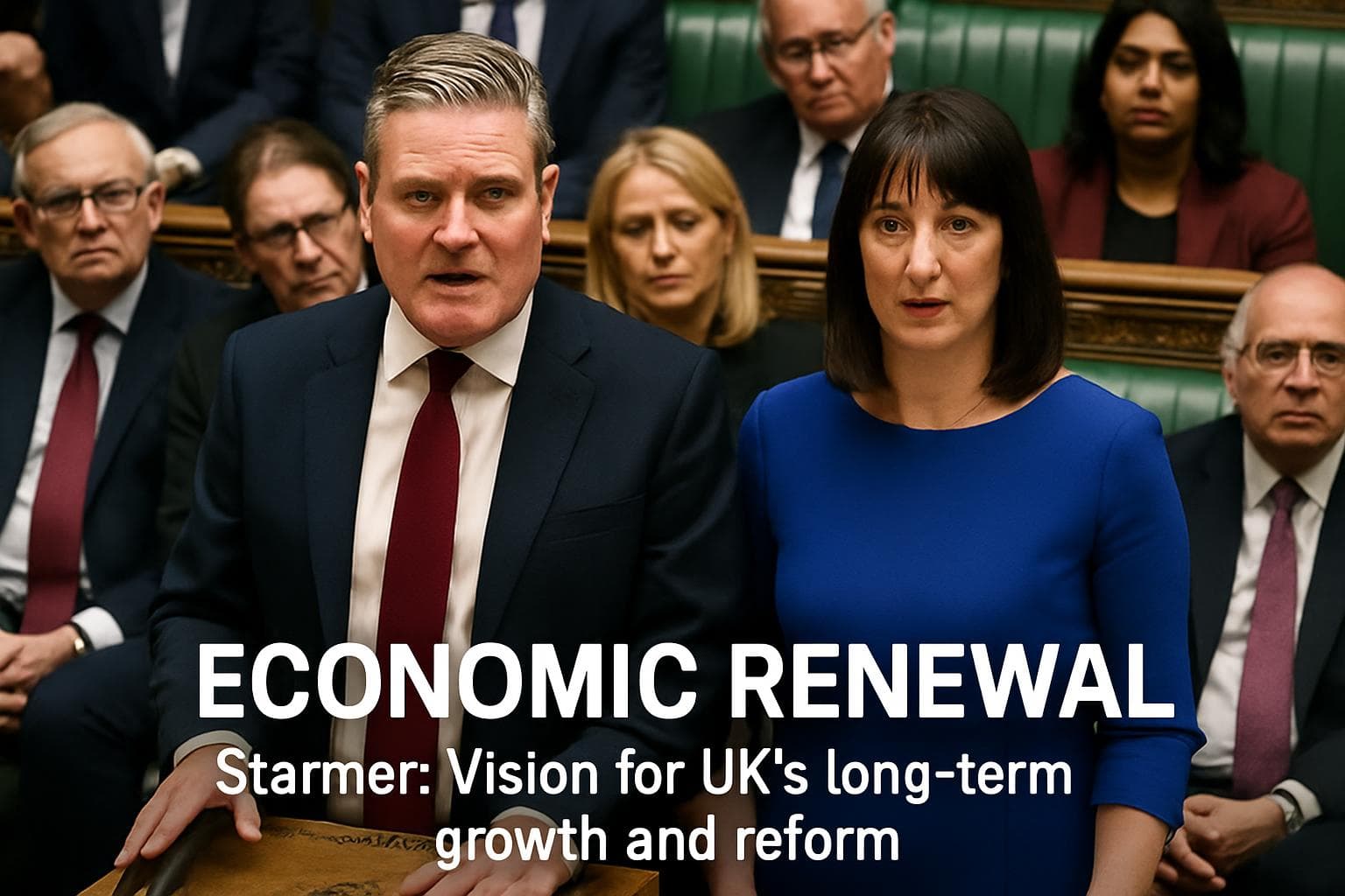Keir Starmer and Rachel Reeves during a budget debate