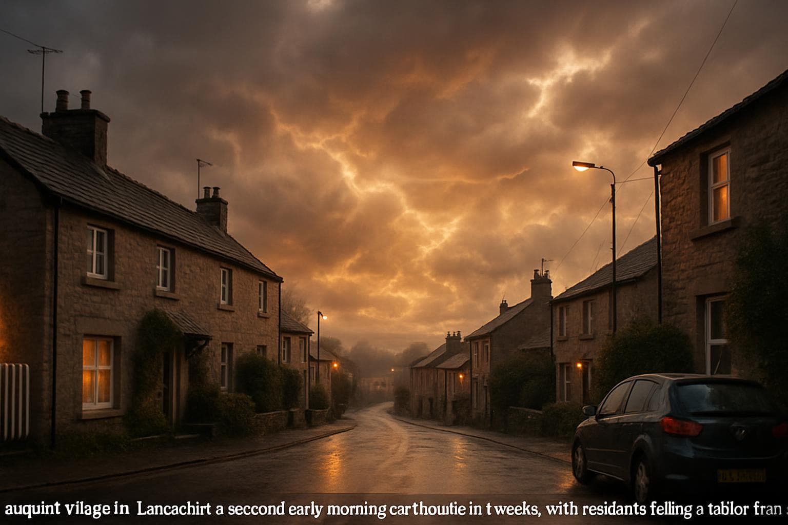 Lancashire village affected by early morning earthquake