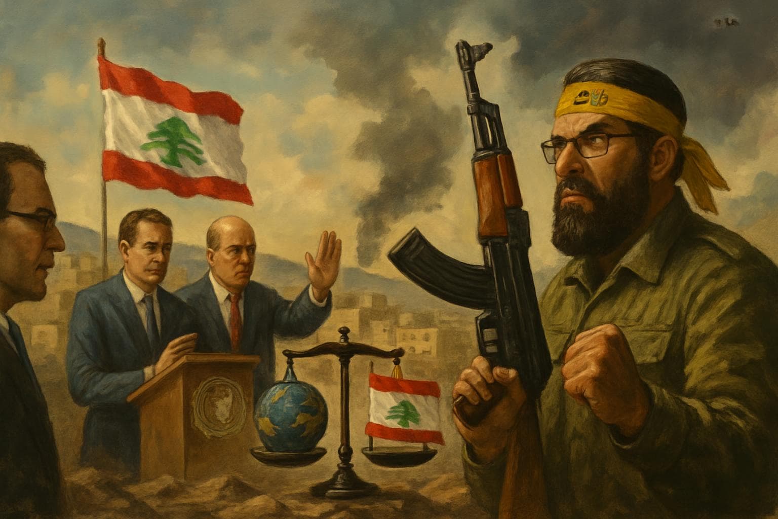 Hezbollah figure resisting arms control in Lebanon