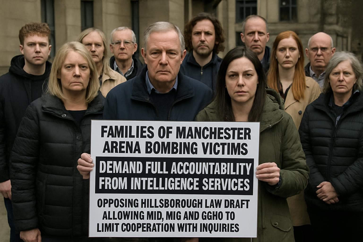 Families of Manchester Arena bombing victims demand accountability