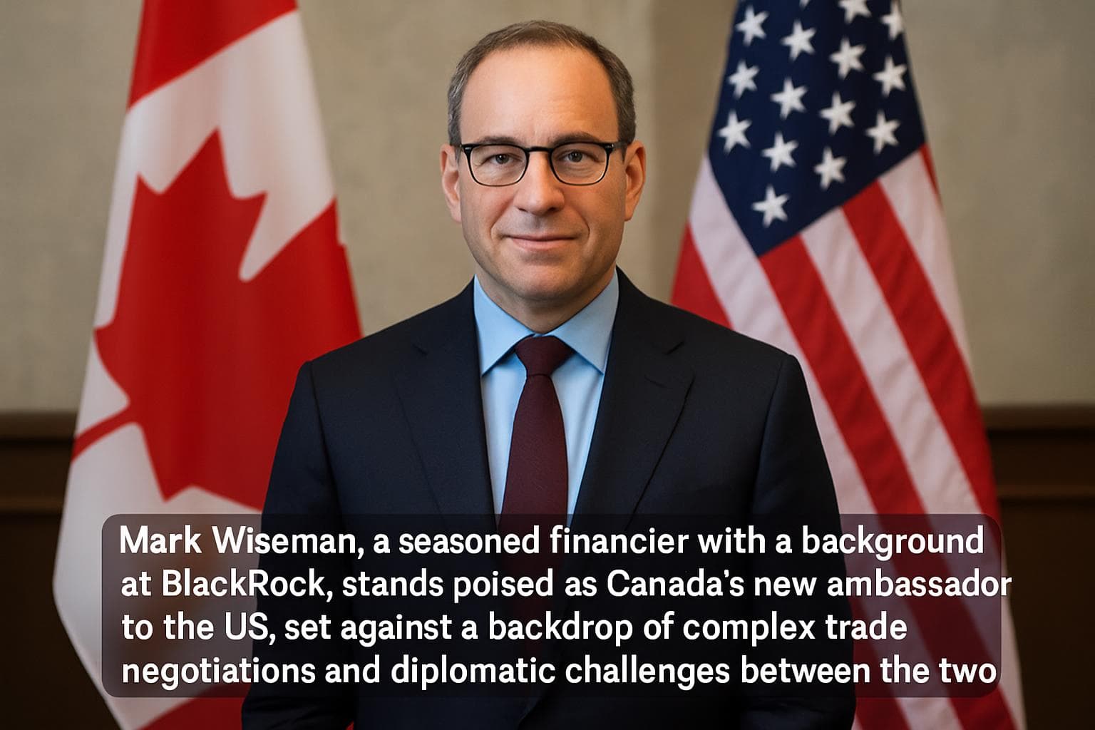 Mark Wiseman as Canada's ambassador to the US