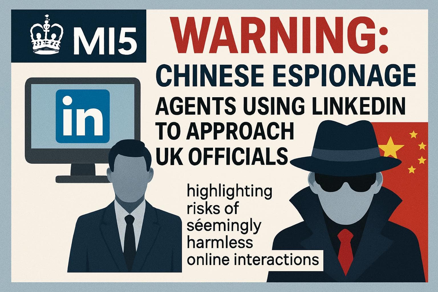 MI5 warning about Chinese agents using LinkedIn for espionage