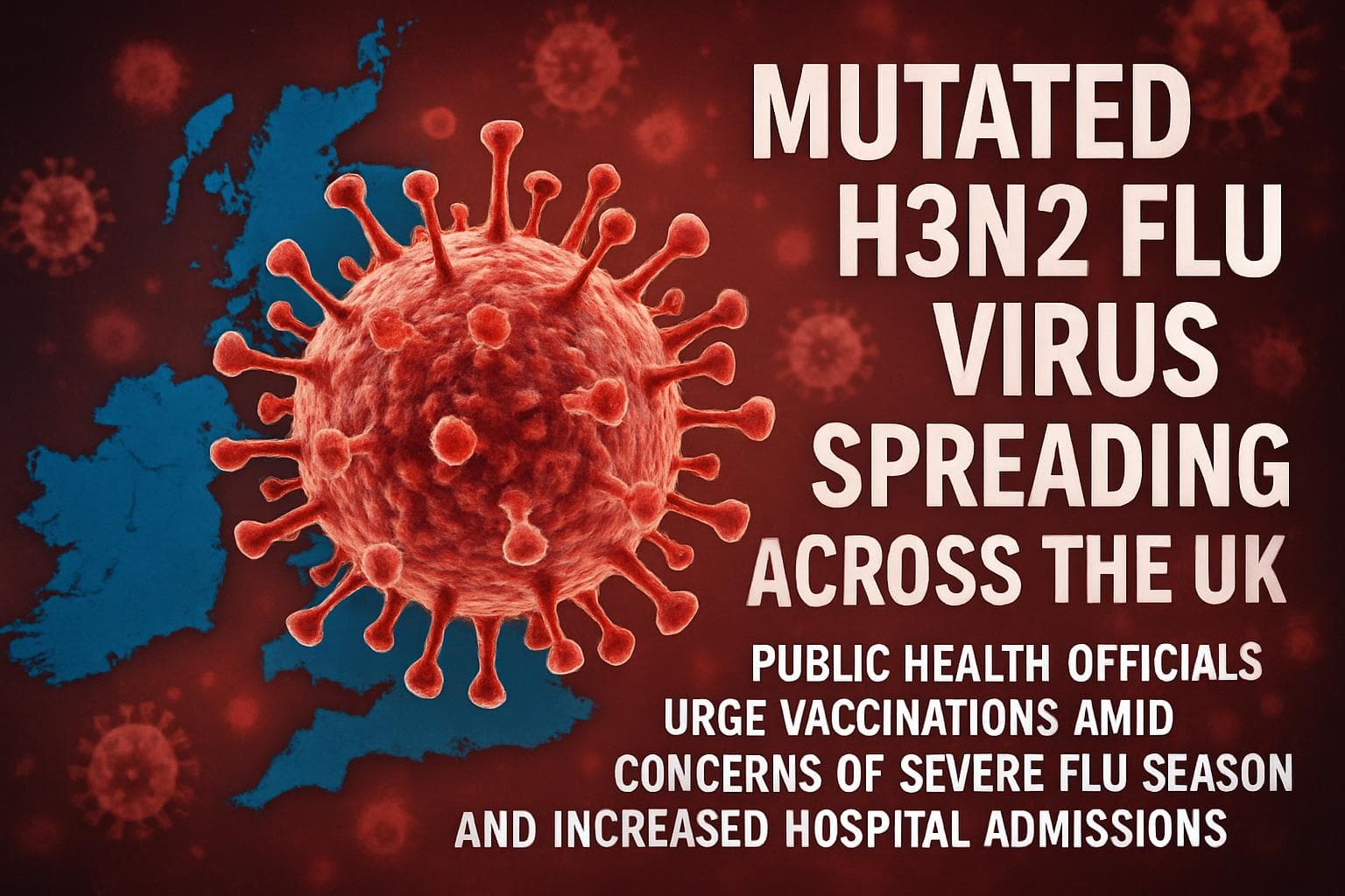 Mutated H3N2 flu virus spreading in the UK
