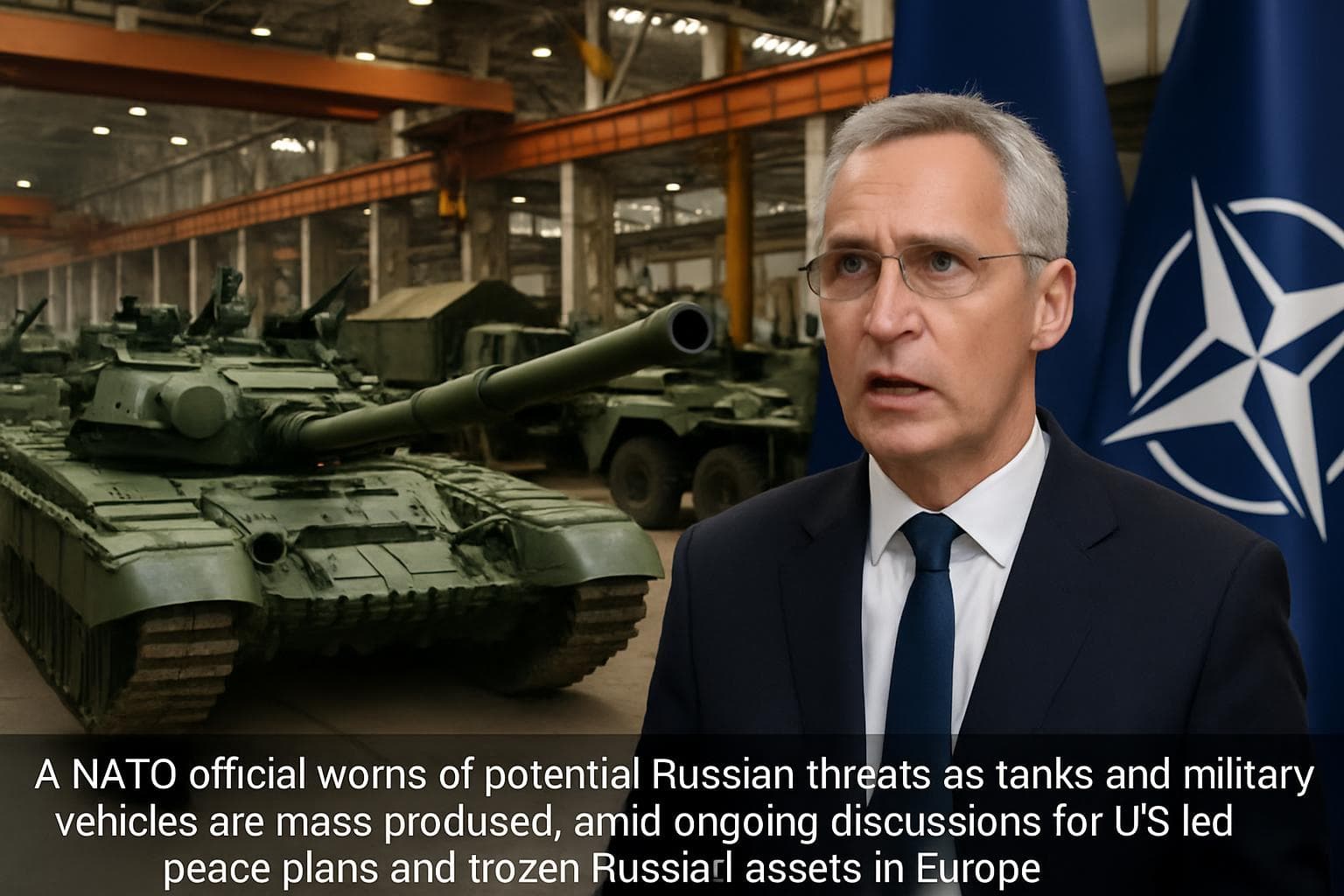 NATO official warning about Russian military threats