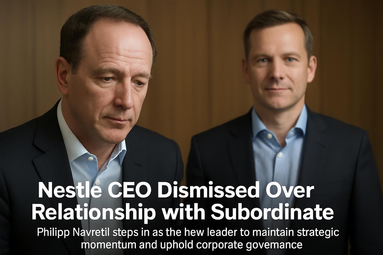 Philipp Navratil stepping in as Nestlé's new CEO