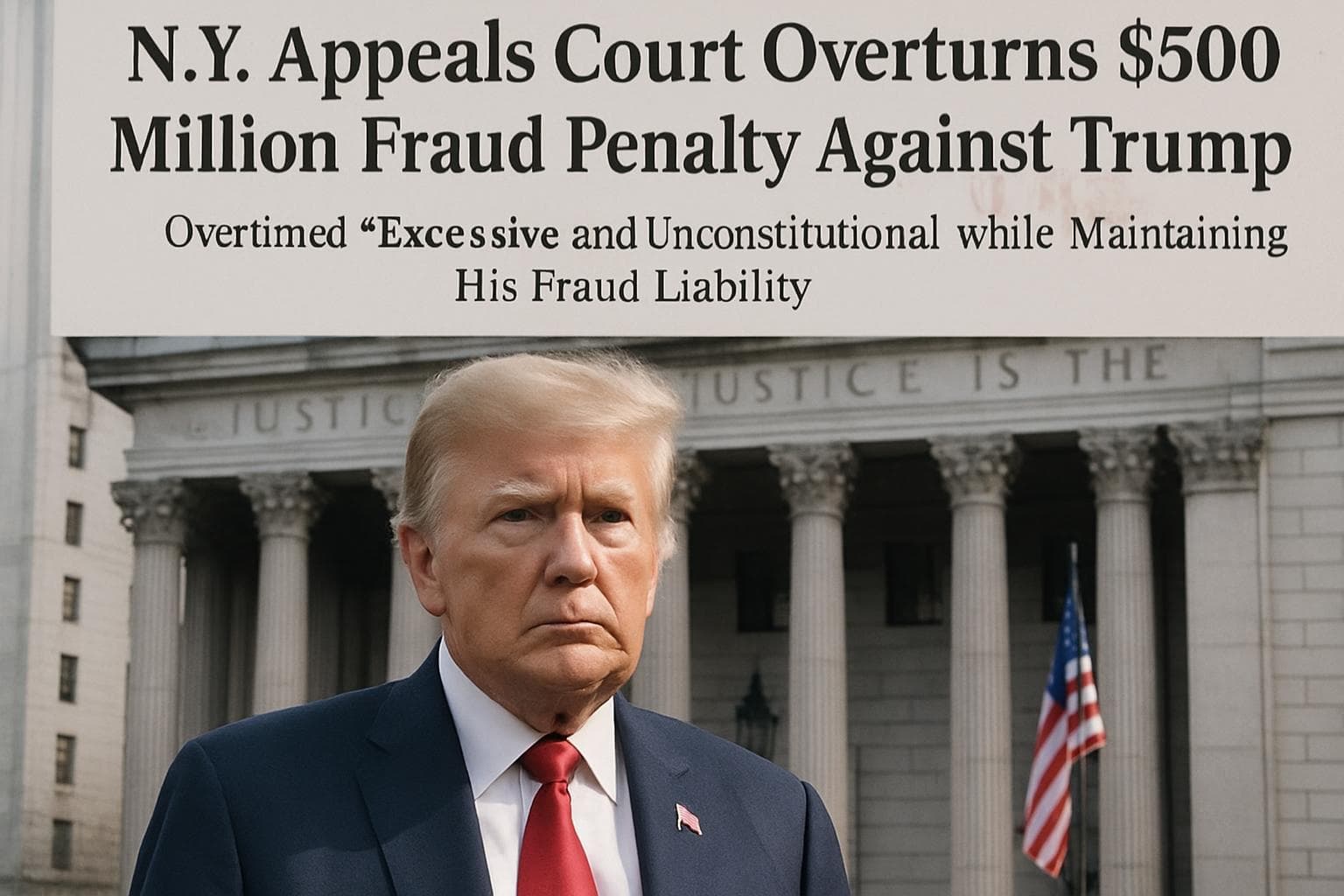 New York appeals court overturns Trump's $500 million fraud penalty