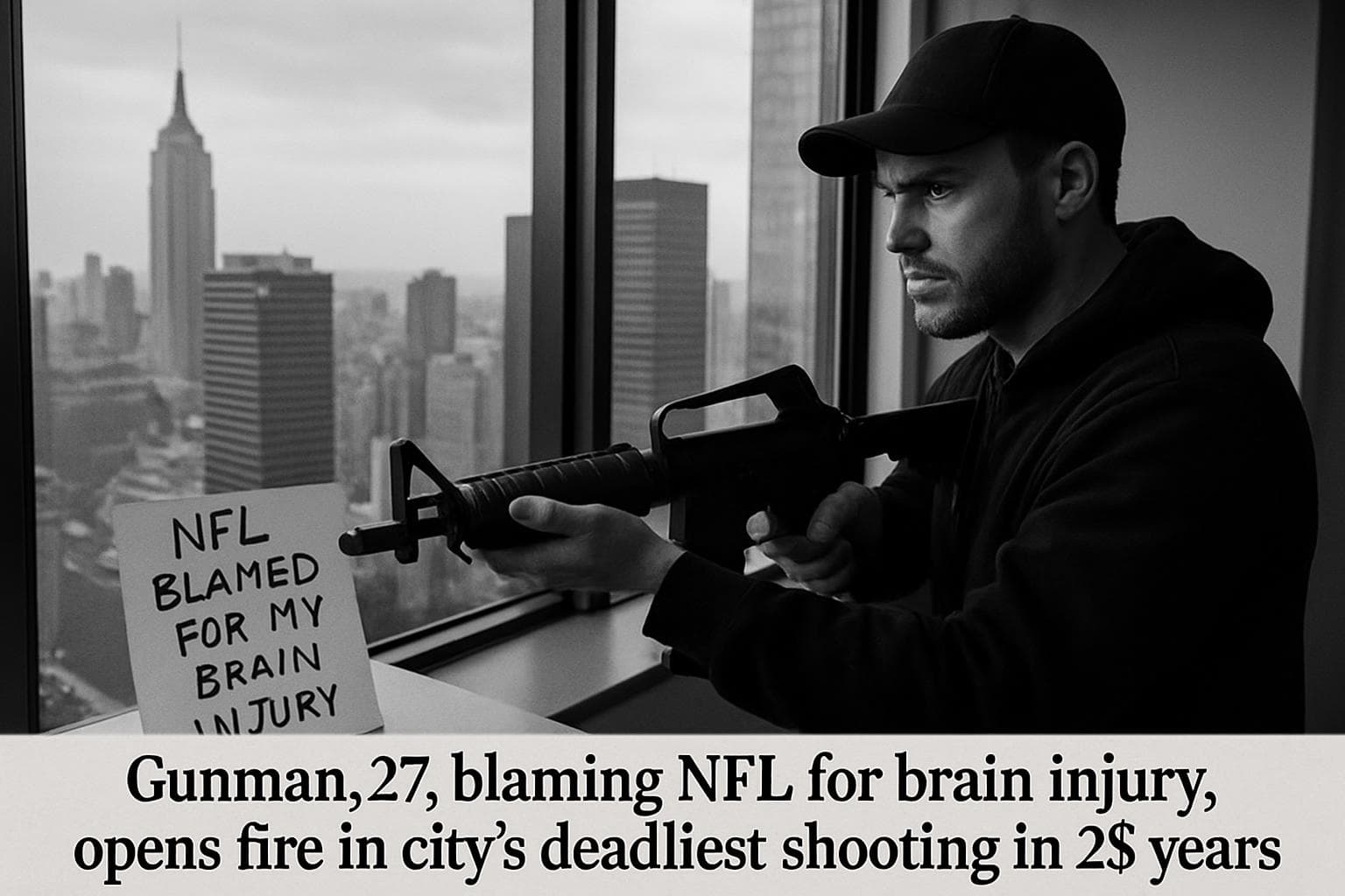 Gunman in New York skyscraper linked to CTE and NFL