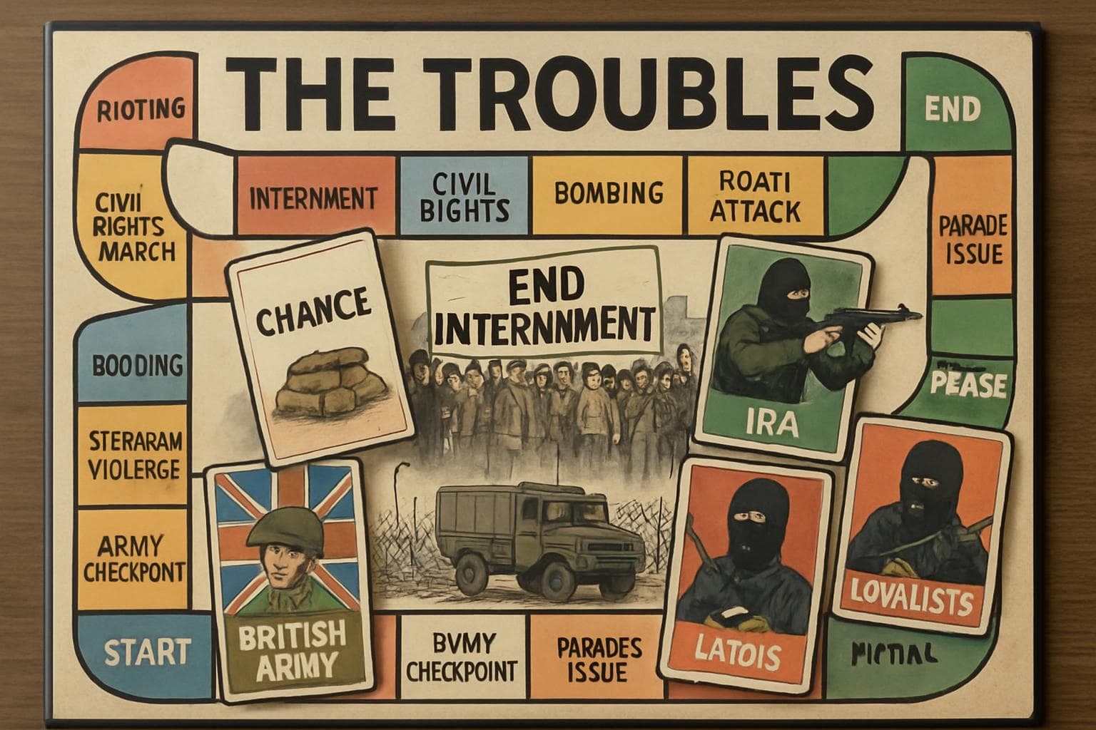 Board game about the Northern Ireland Troubles