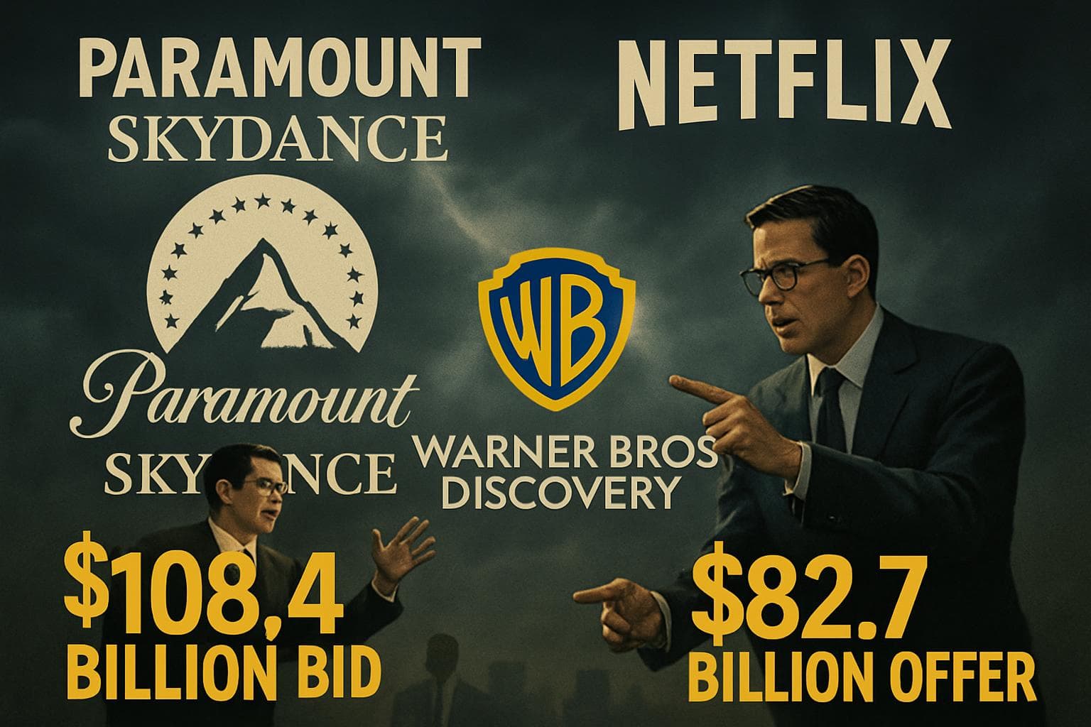 Paramount and Netflix competing for Warner Bros acquisition