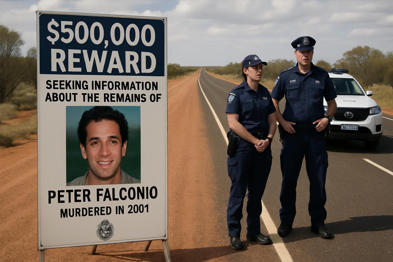 Australian police announce reward for Peter Falconio case