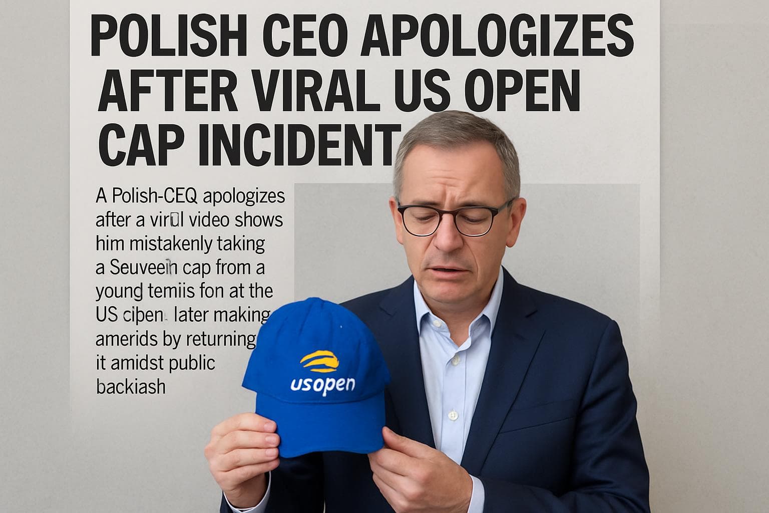 Polish CEO returns cap to young tennis fan at US Open