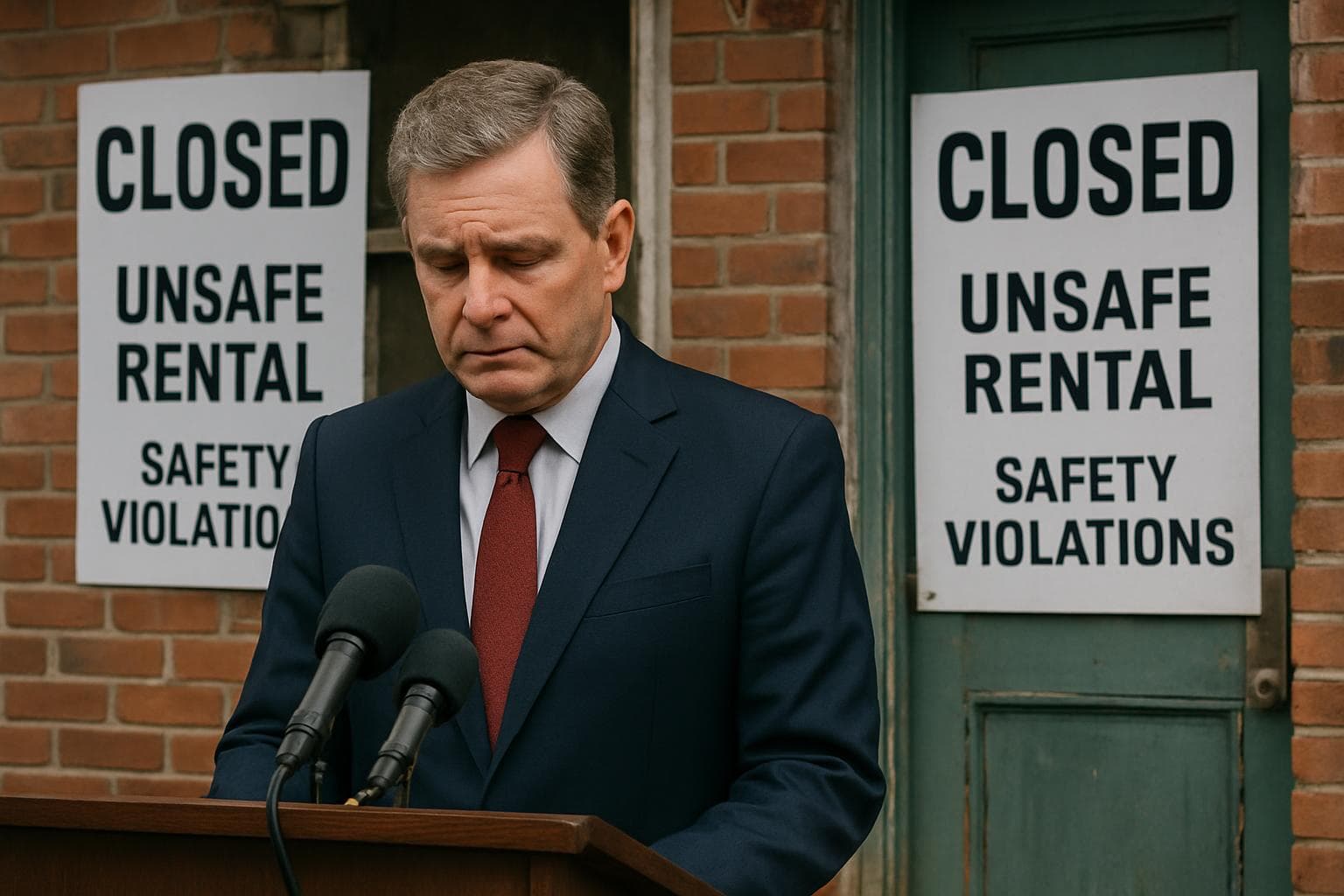 Politician resigns amid controversy over unsafe rentals