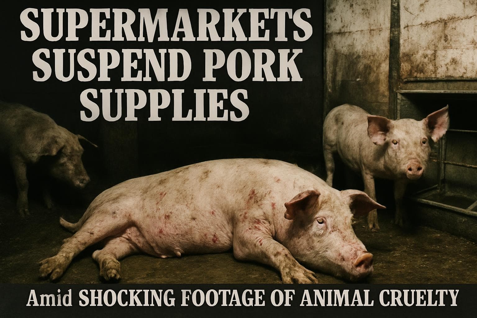 Pigs in distressing conditions at a Lincolnshire farm