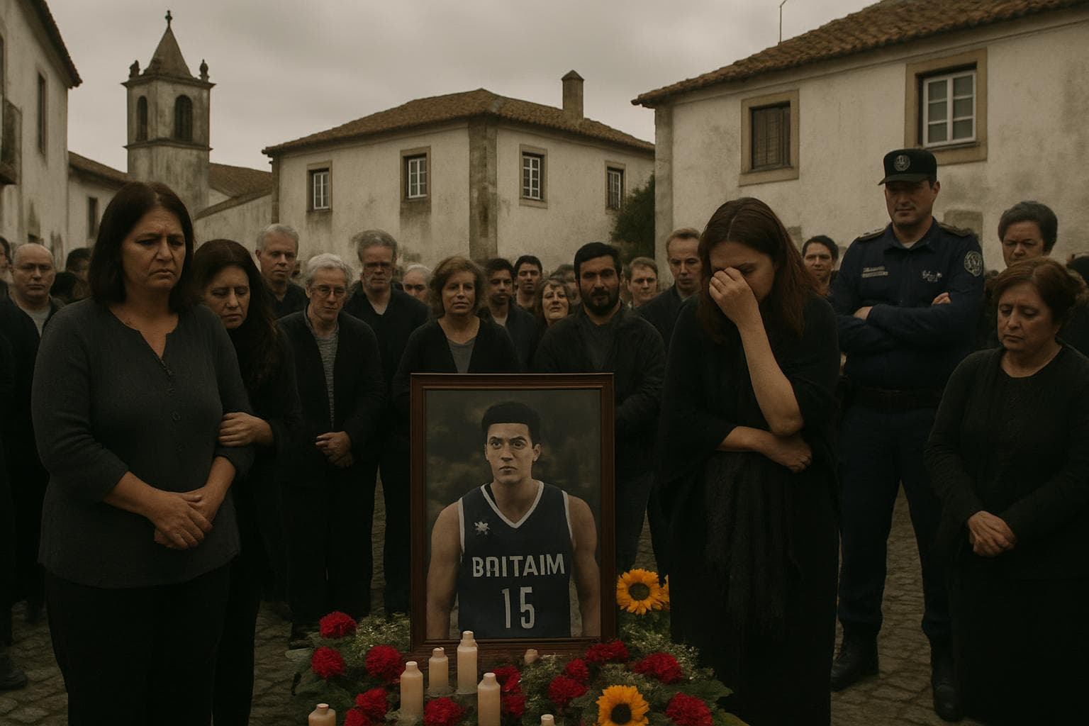 Community in Portugal mourning a British basketball player