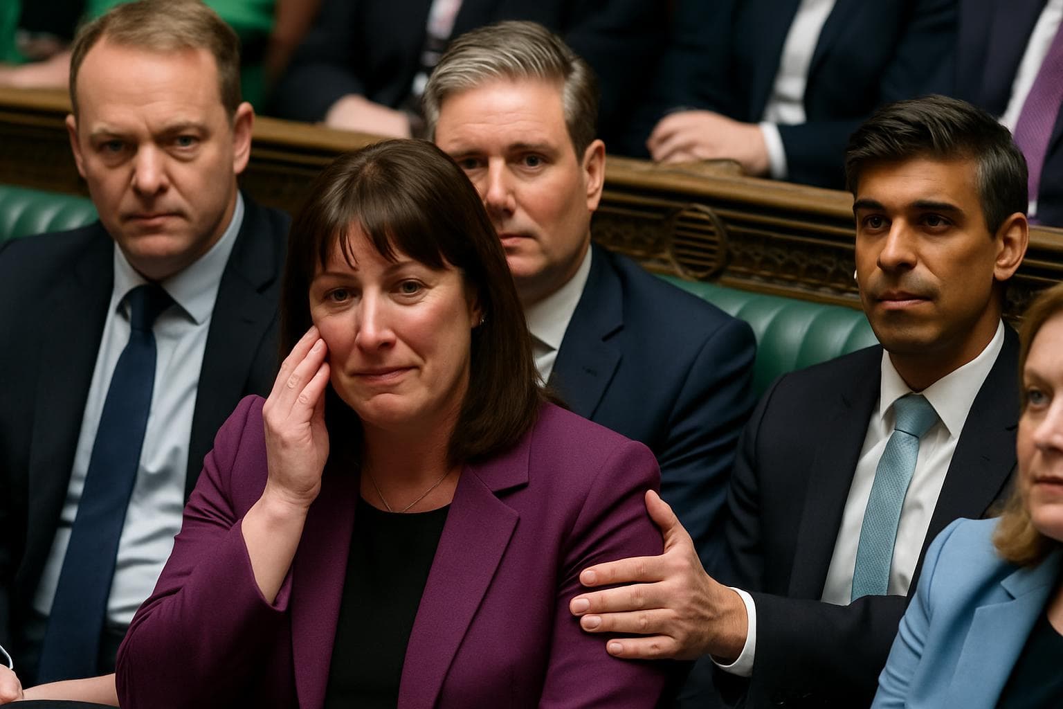 Rachel Reeves emotional in the House of Commons