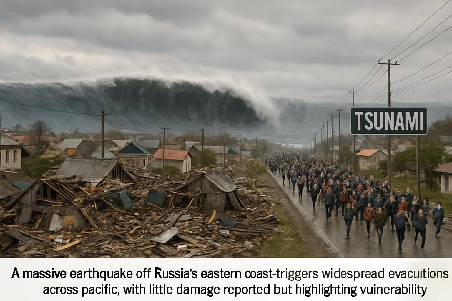 Coastal evacuations after earthquake off Russia's coast