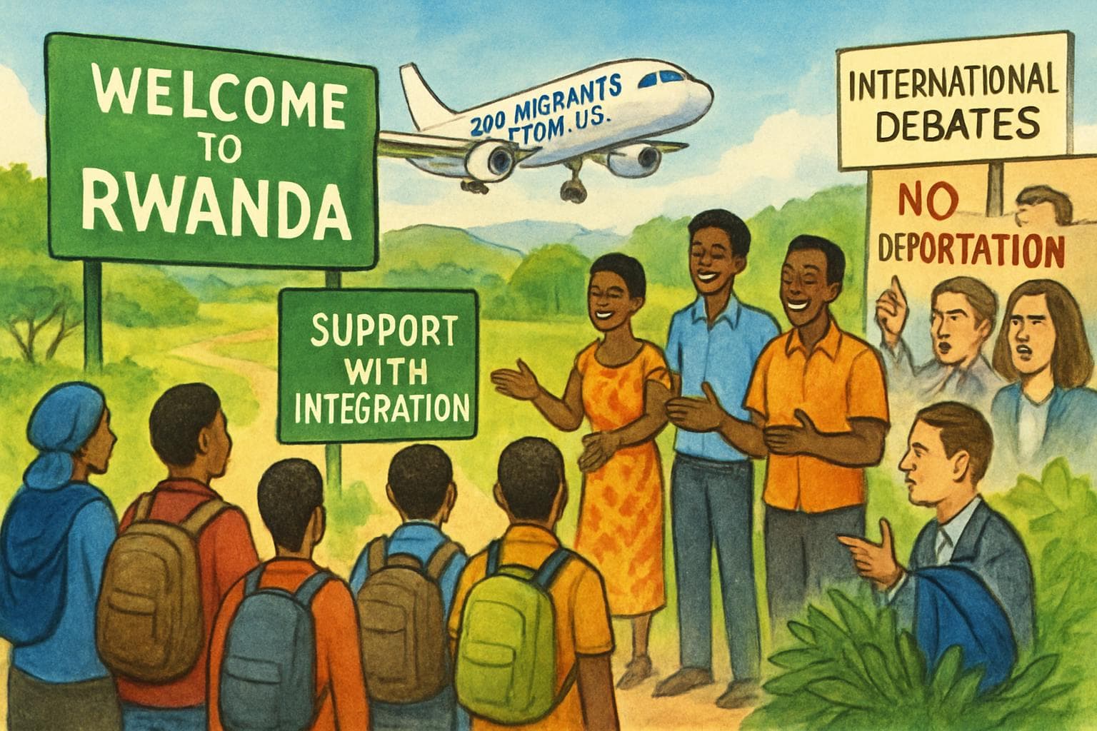 Rwanda preparing to welcome 250 migrants from the US