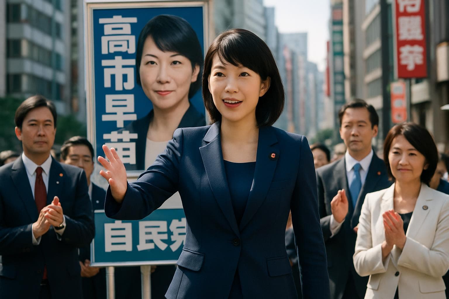 Sanae Takaichi leading the Liberal Democratic Party
