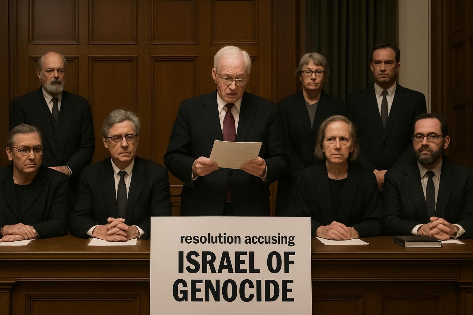 Scholars formally accusing Israel of genocide in Gaza