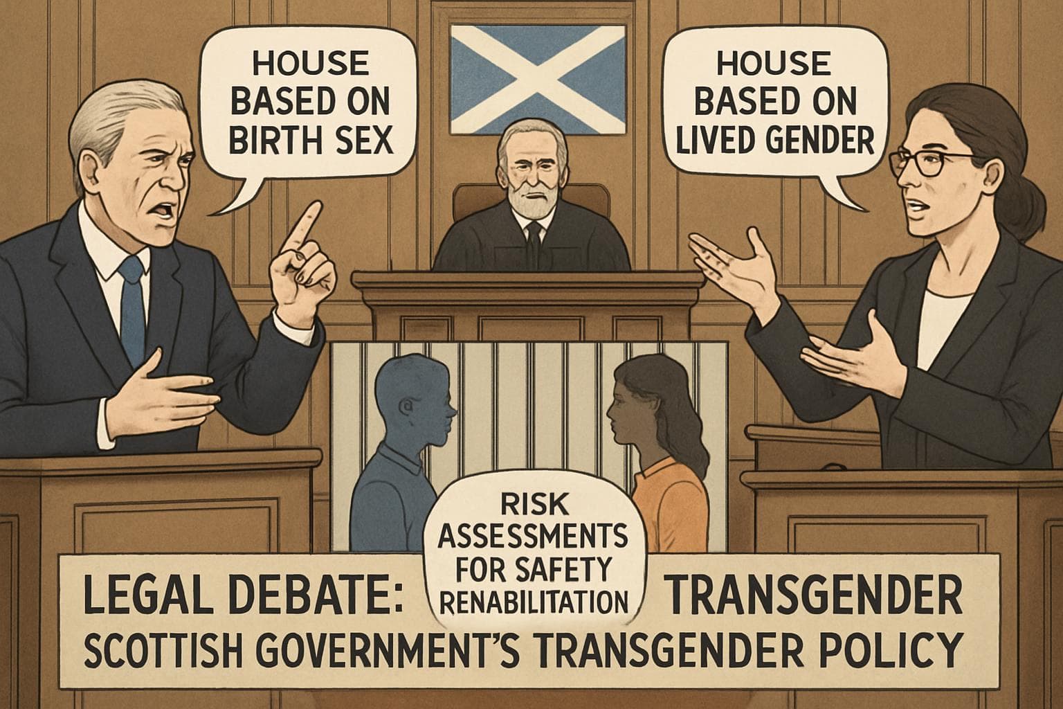 Legal debate on Scottish transgender prisoner policy