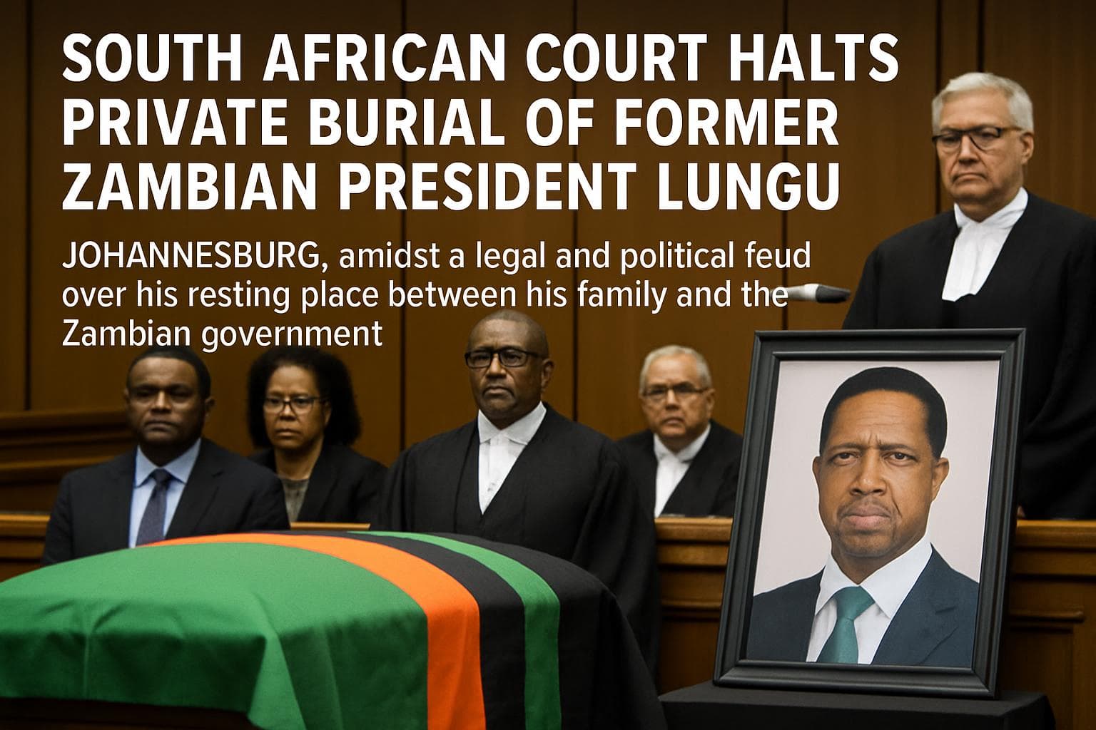 South African court ruling on Edgar Lungu's burial