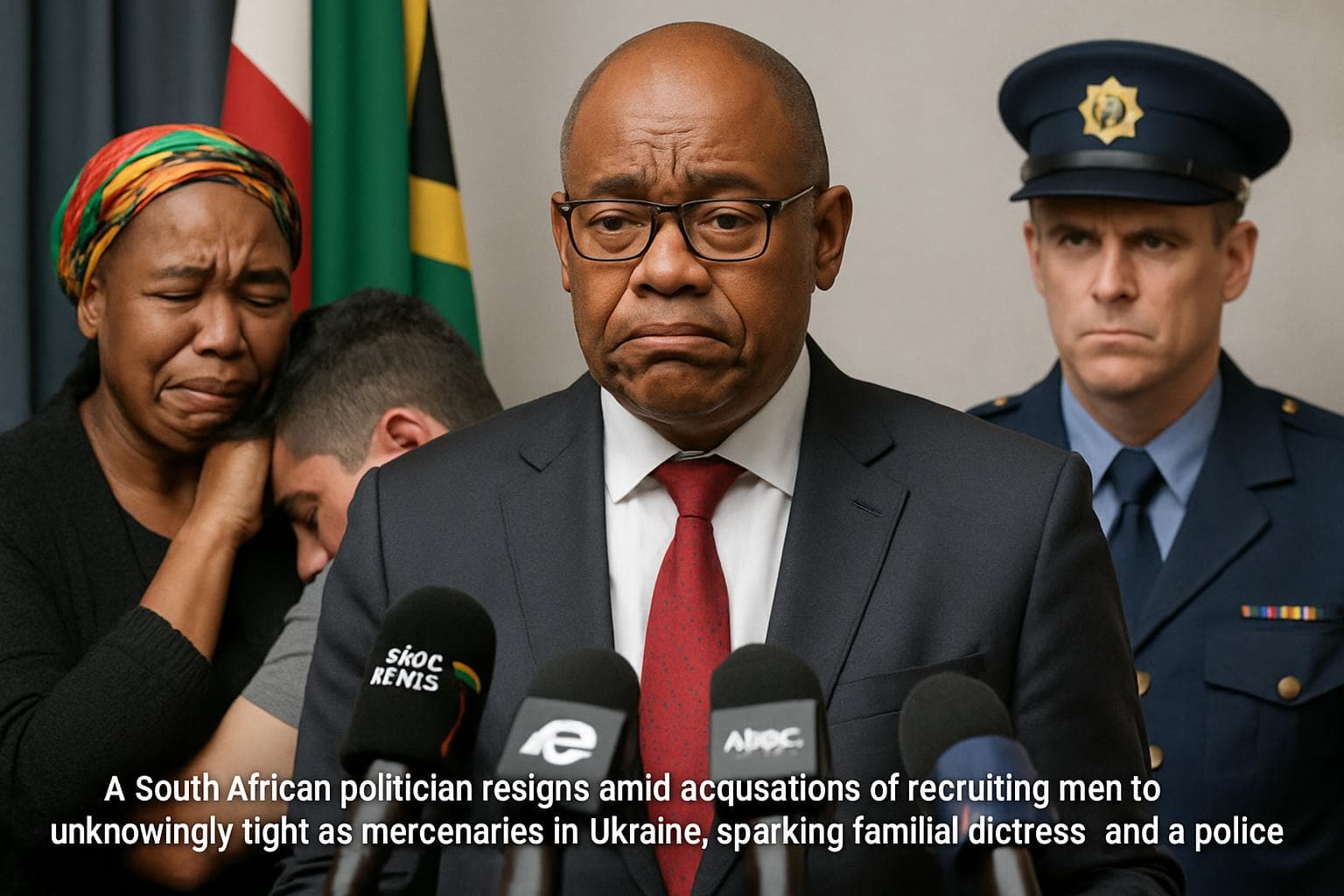 South African politician resigns amid Ukraine mercenary scandal