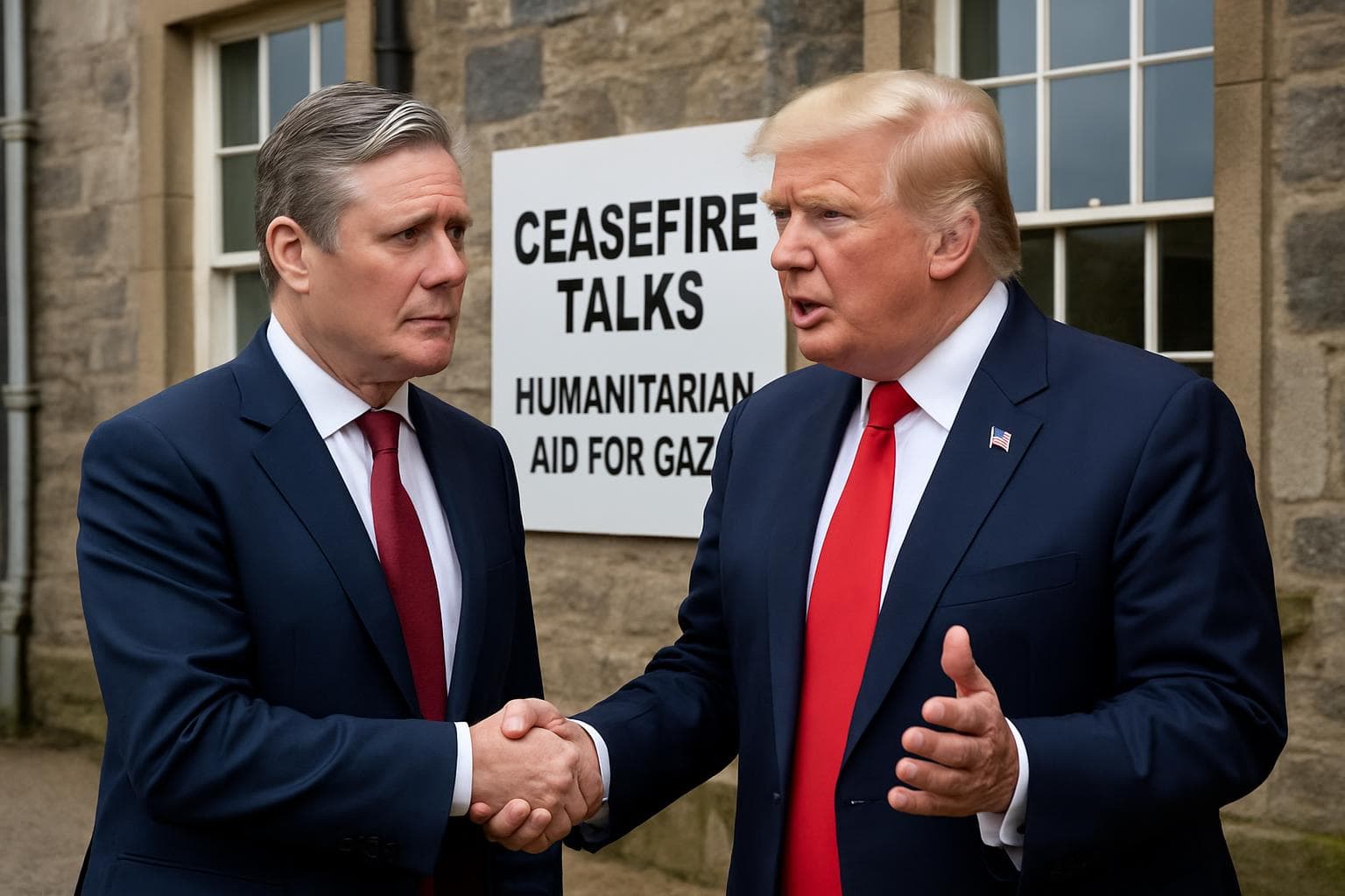 Keir Starmer and Donald Trump meeting in Scotland
