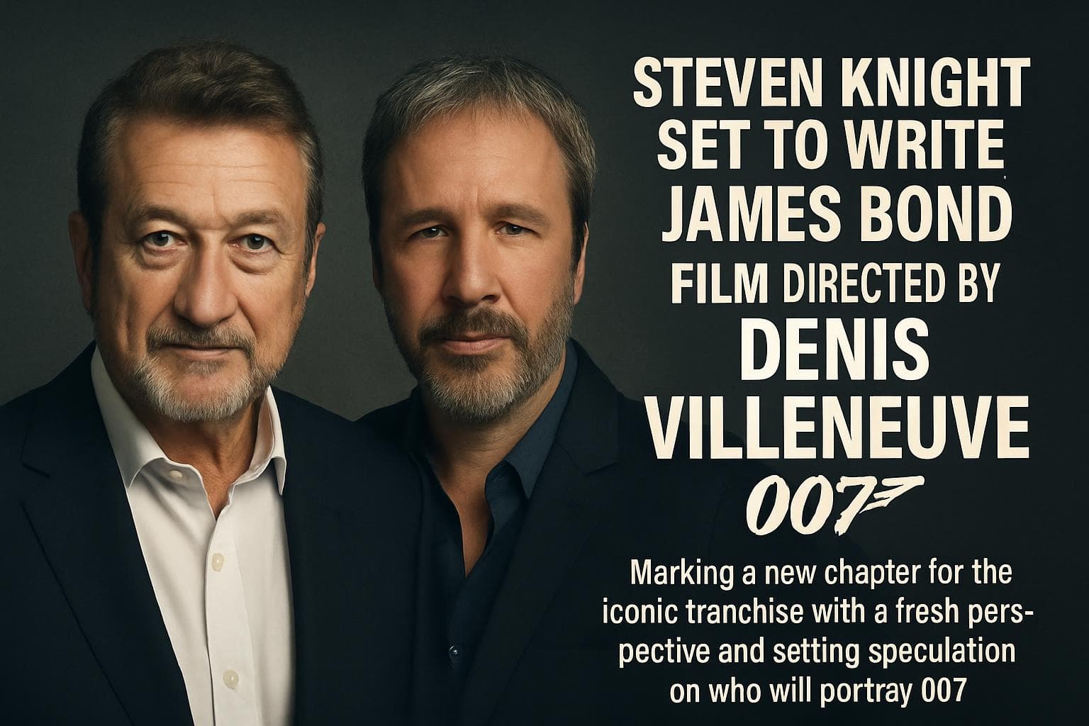 Steven Knight and Denis Villeneuve collaborating on James Bond