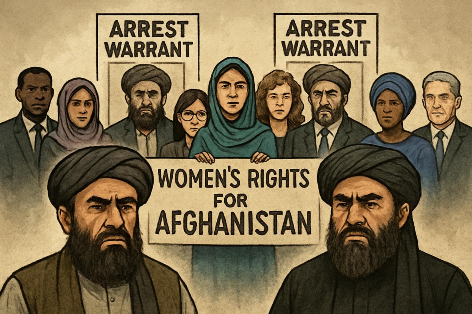 Two Taliban leaders with arrest warrants over their heads