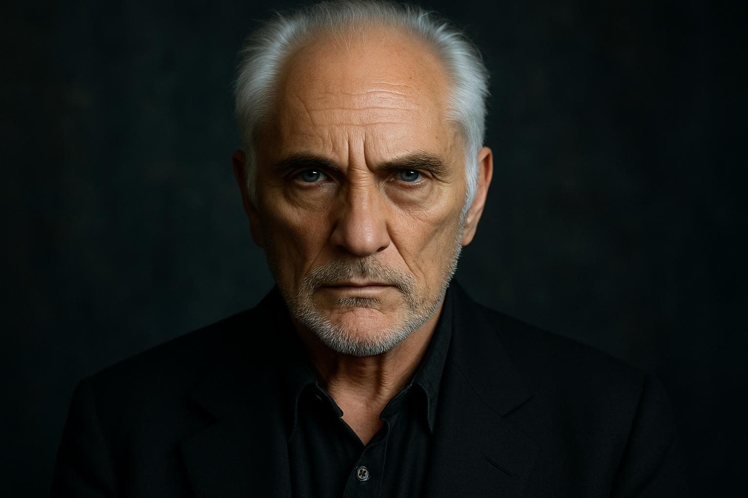 Portrait of British actor Terence Stamp