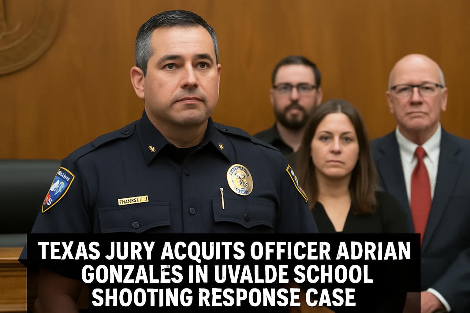 Texas jury acquits Officer Adrian Gonzales in Uvalde case
