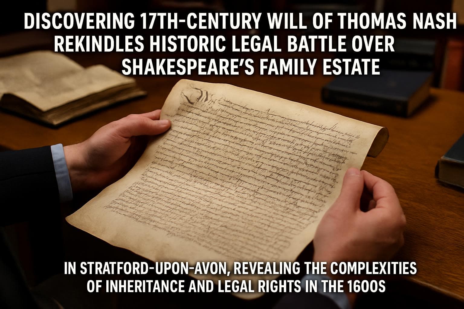 17th-century will of Thomas Nash related to Shakespeare estate