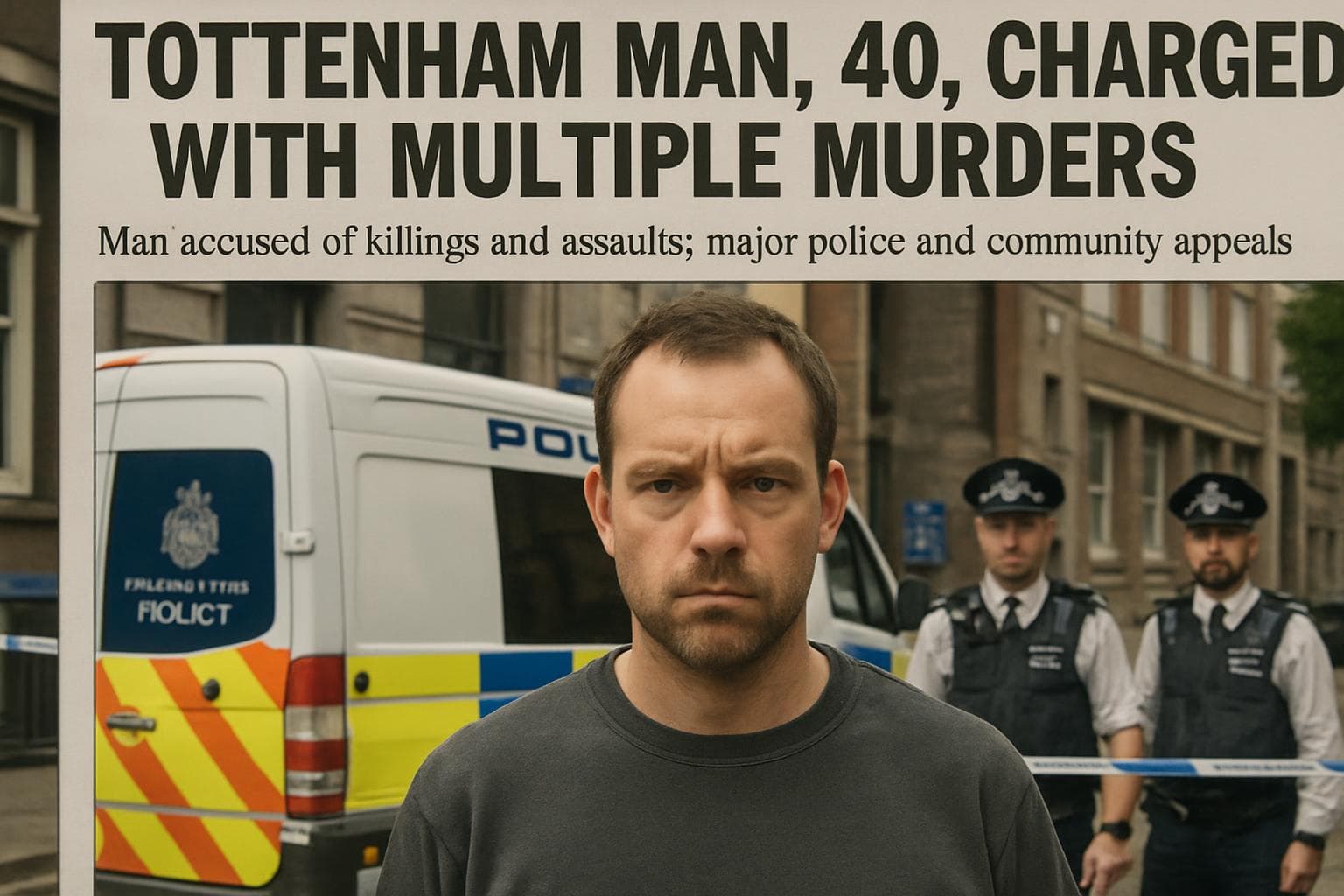 40-year-old man from Tottenham accused of murders in London