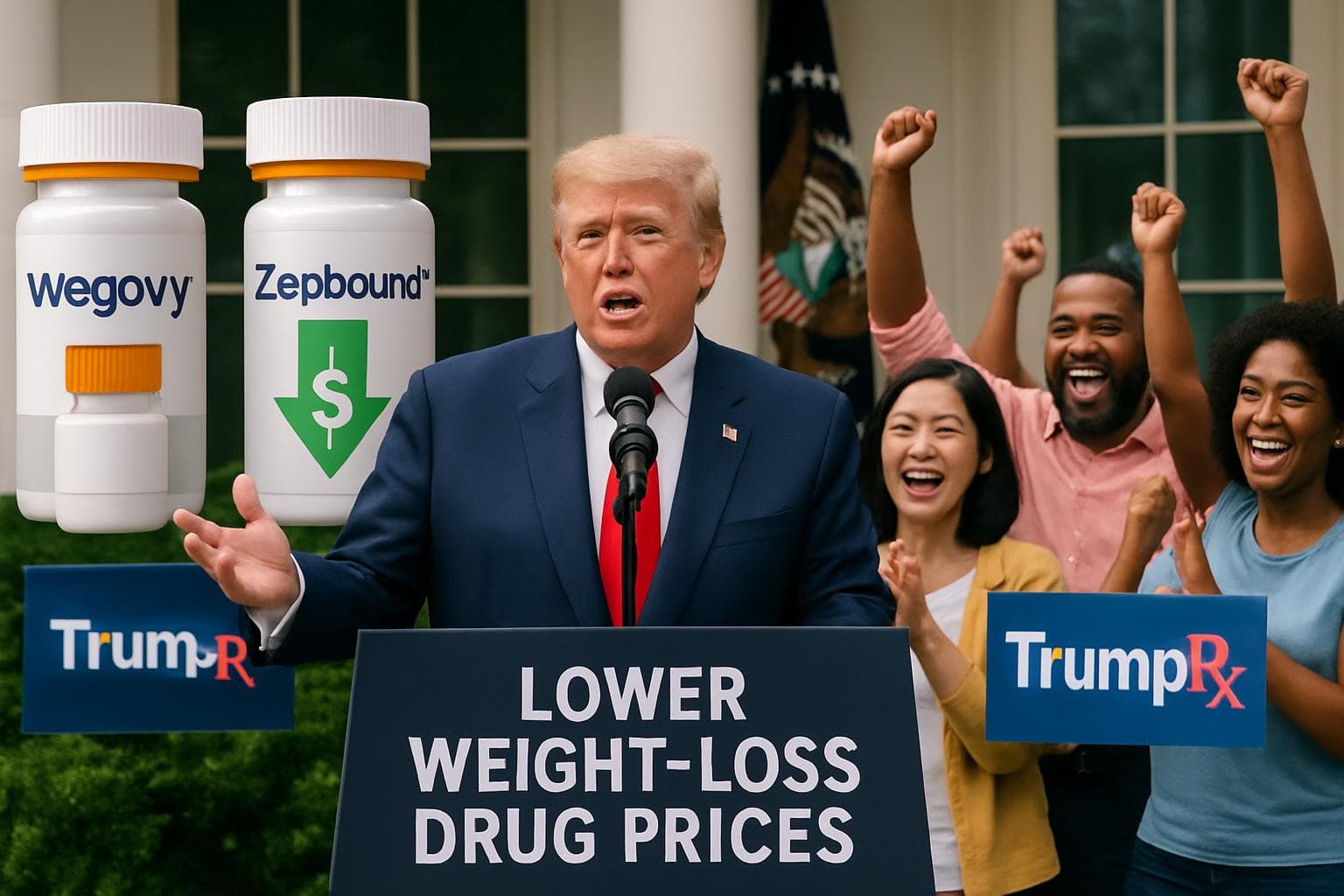President Trump announces reduced prices for Wegovy and Zepbound drugs