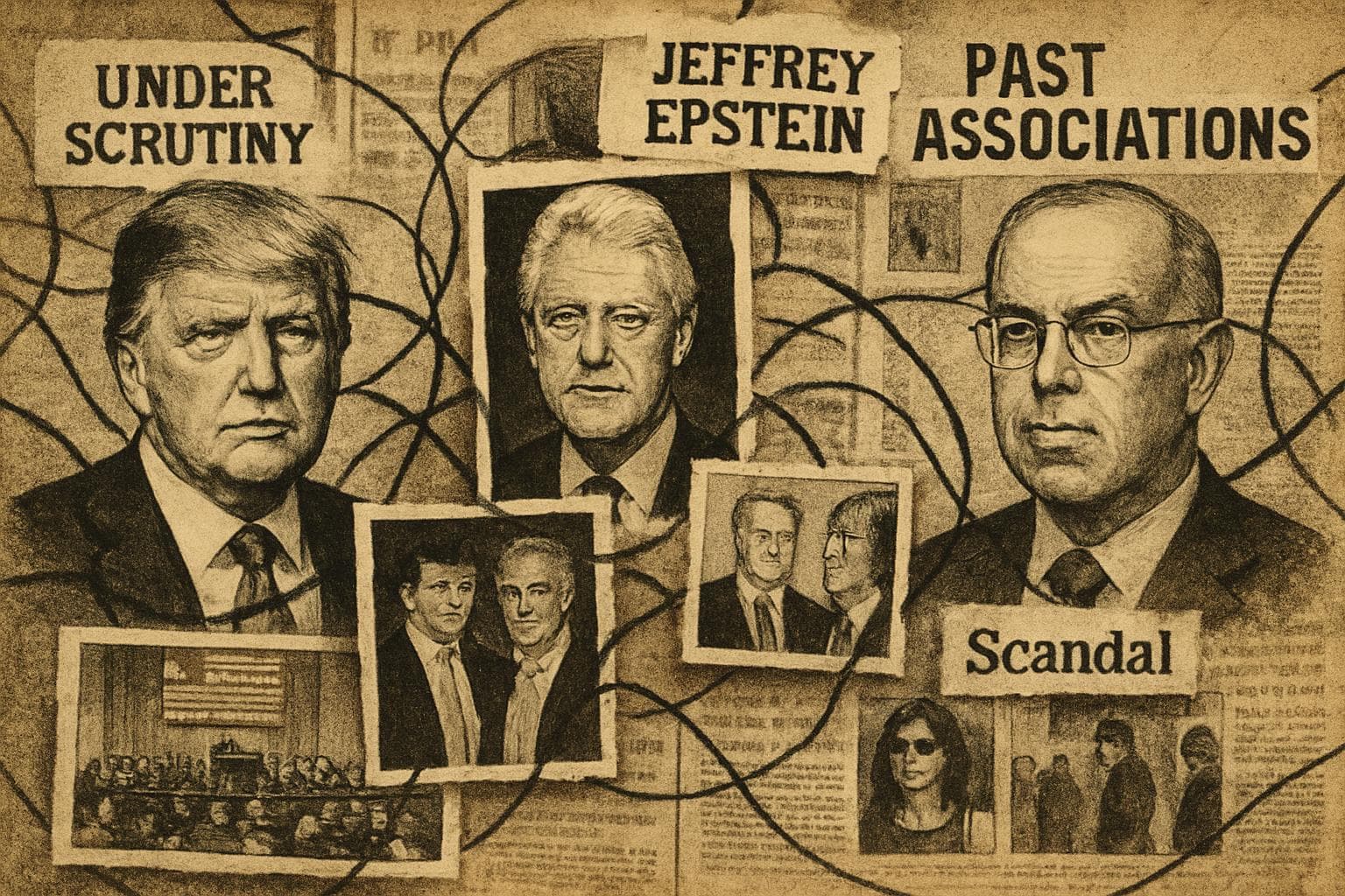 Donald Trump, Bill Clinton, and David Brooks linked to Jeffrey Epstein