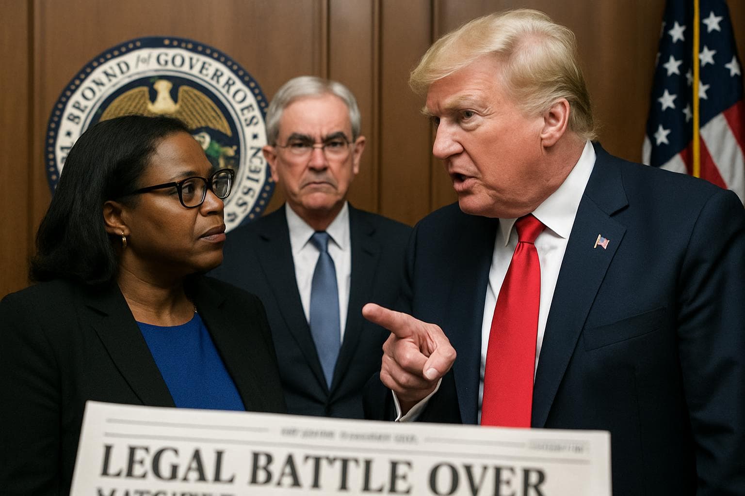 President Trump in a standoff with Federal Reserve