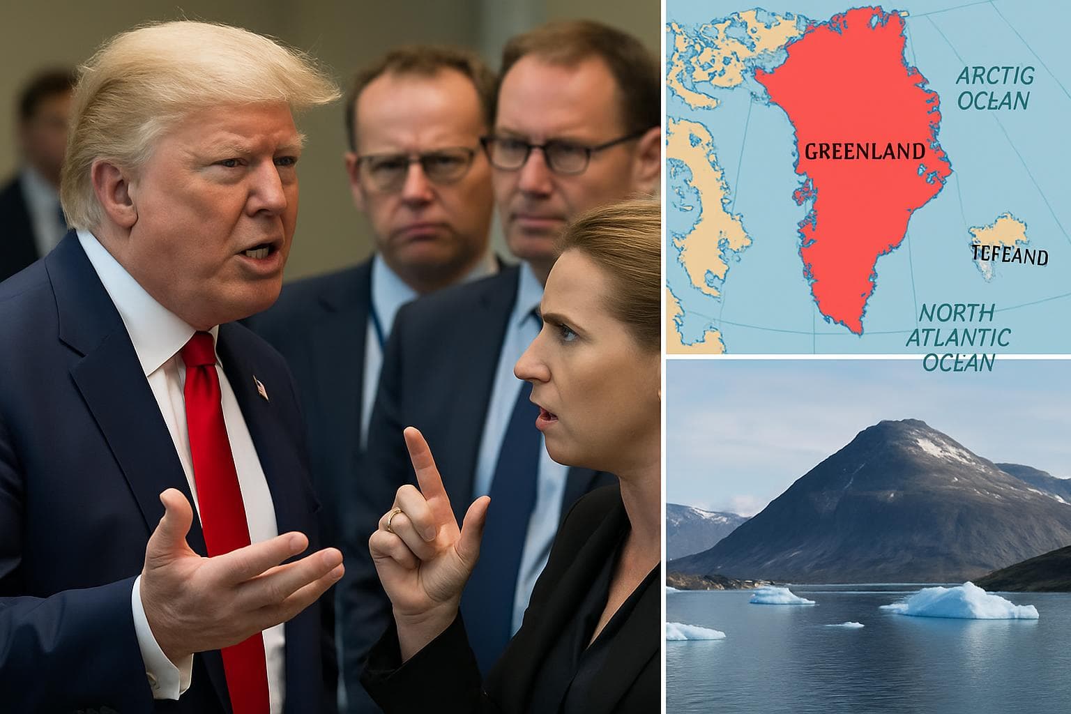 Donald Trump in discussion over Greenland acquisition