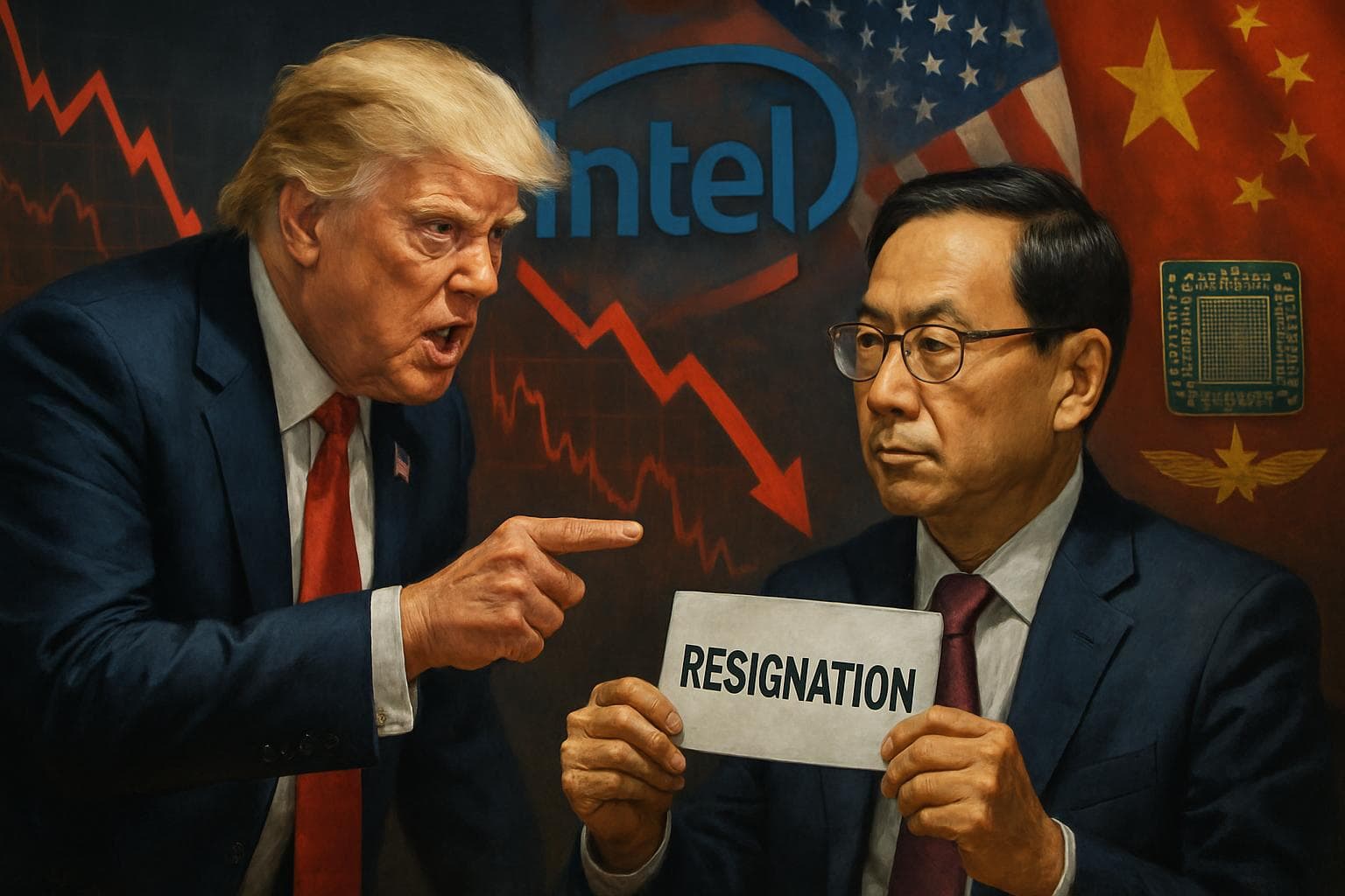 President Trump demanding Intel CEO Lip-Bu Tan's resignation
