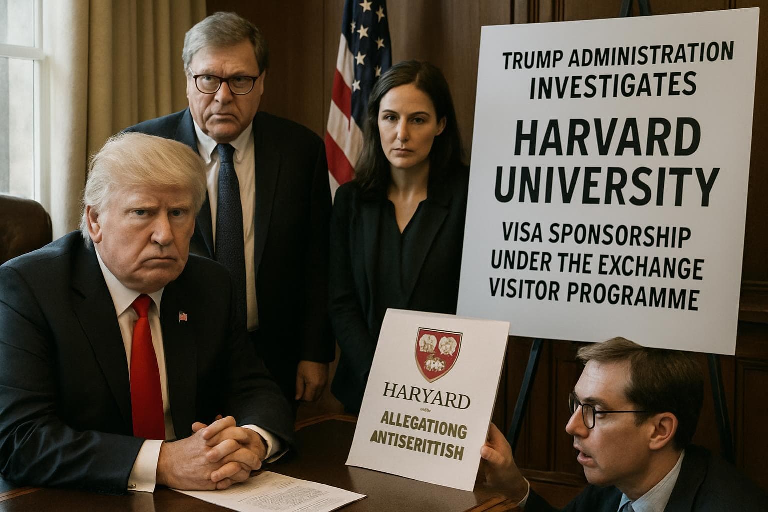 Trump administration investigating Harvard visa program