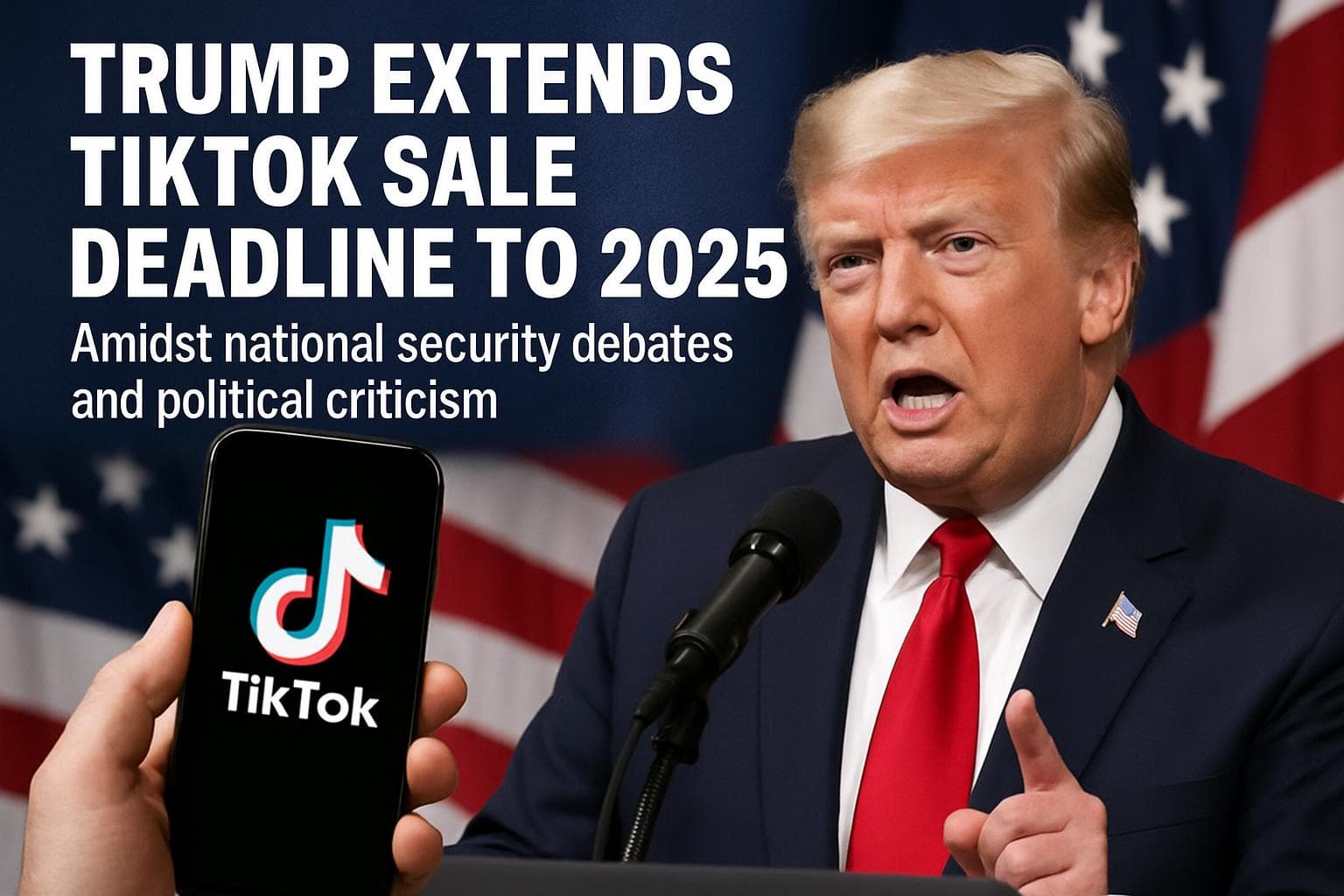 President Trump extends TikTok sale deadline to 2025