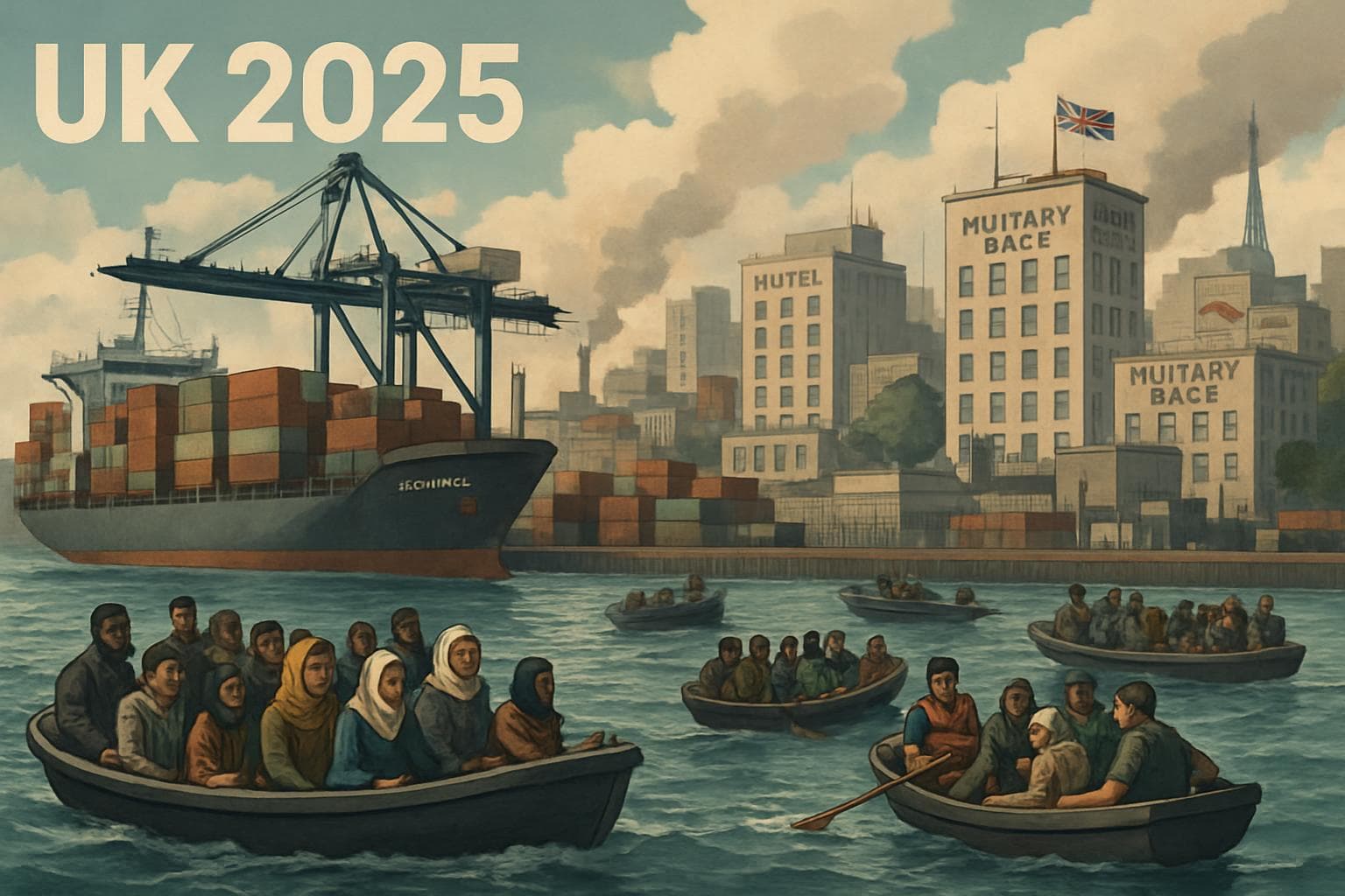UK port in 2025 with fewer ships and military bases