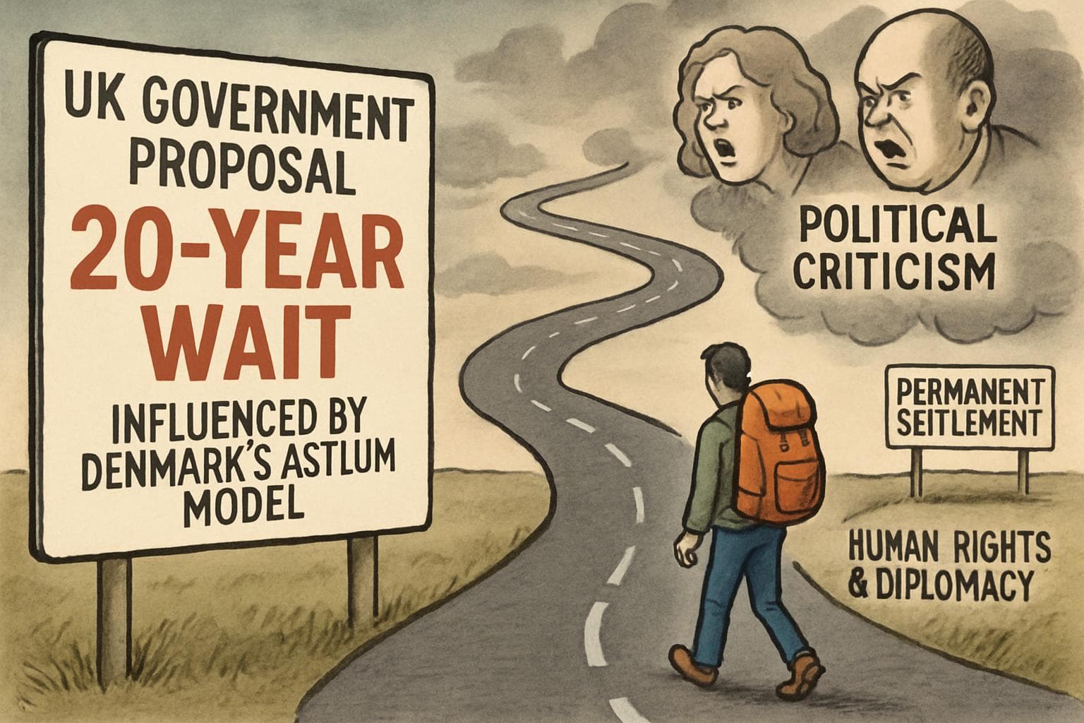 UK government proposal on asylum policy influenced by Denmark