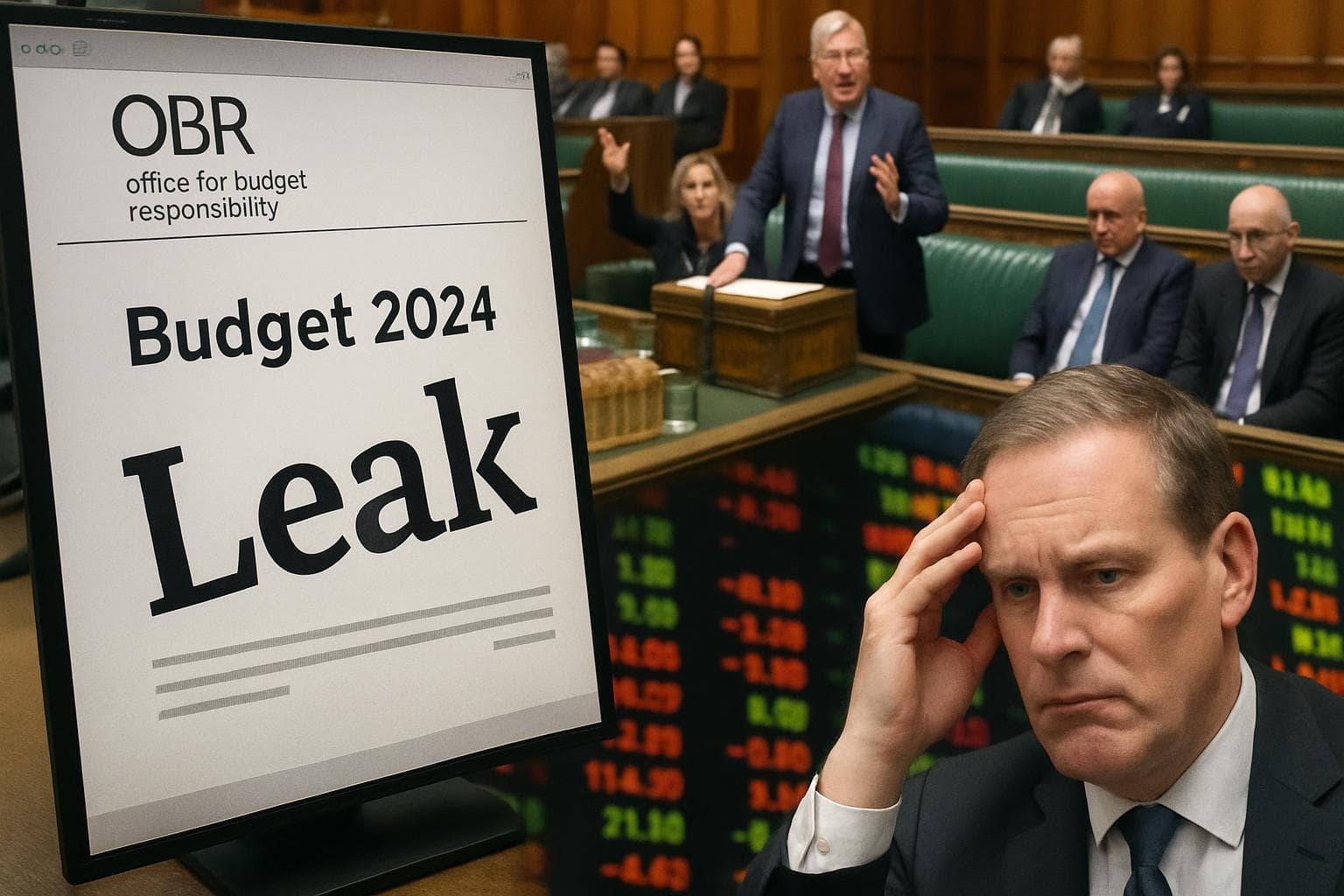 UK MPs reacting in the Commons to budget leak