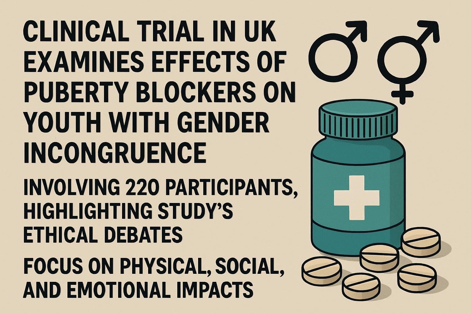 Clinical trial in the UK on puberty blockers for youth