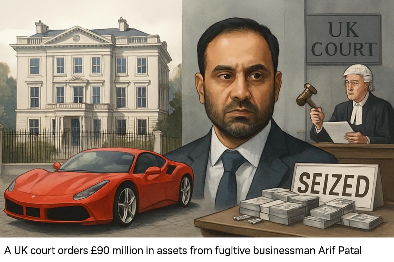 UK court orders seizure of assets from Arif Patel