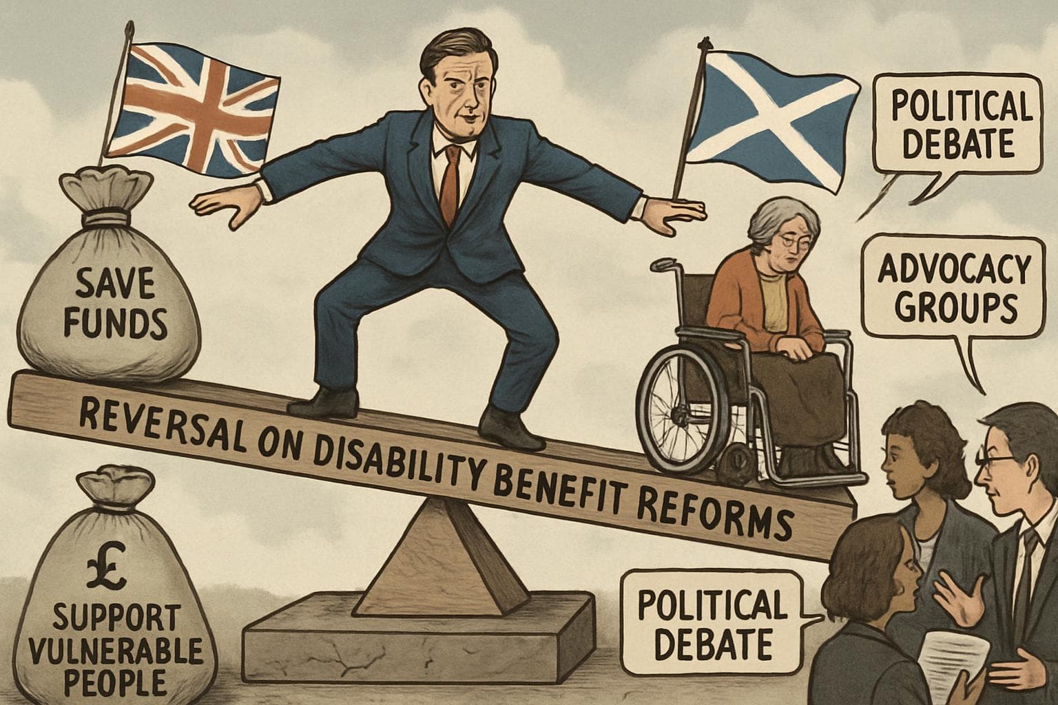 UK government reversing disability benefit reforms
