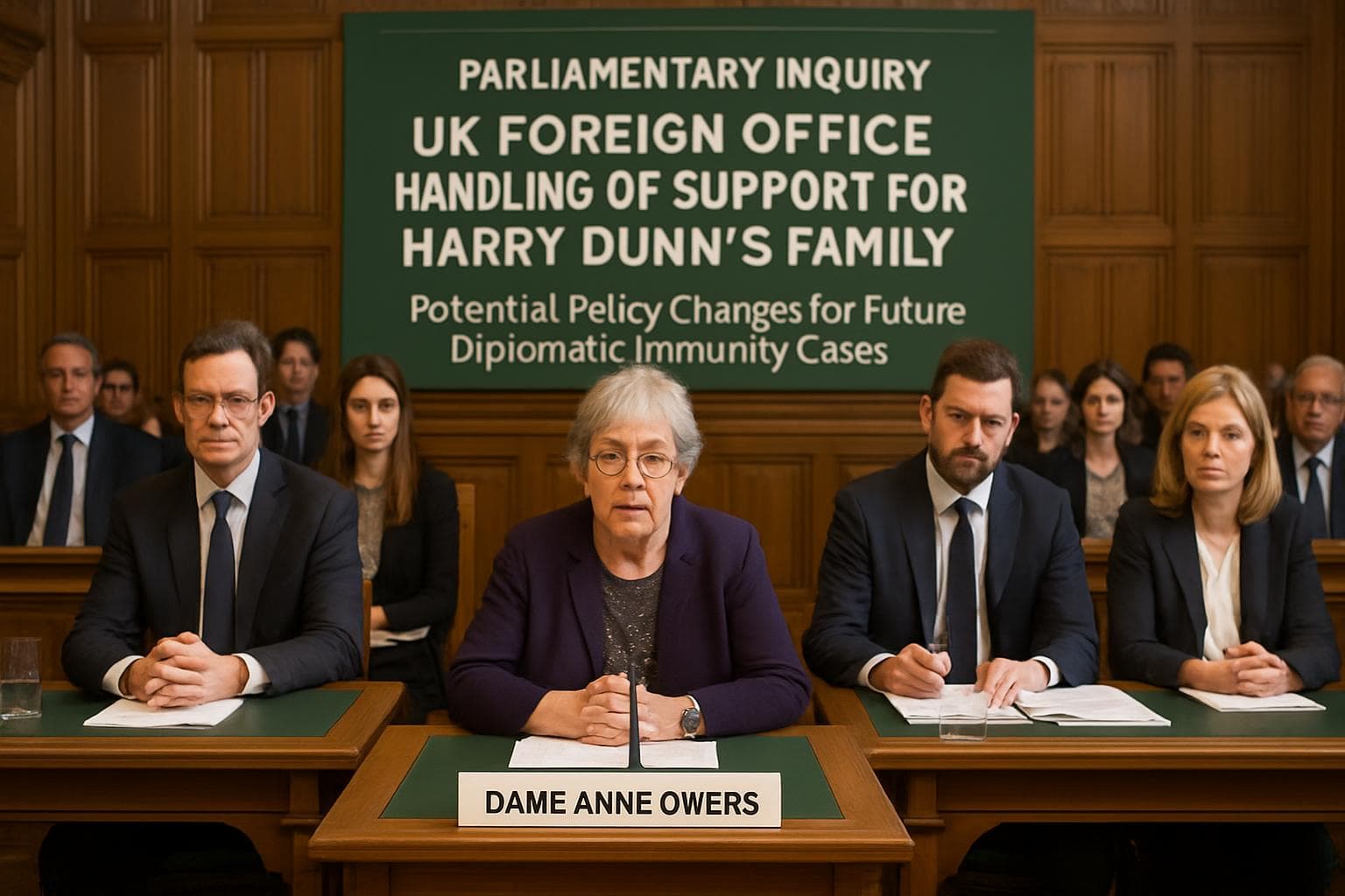 Dame Anne Owers leading a parliamentary inquiry on Harry Dunn case