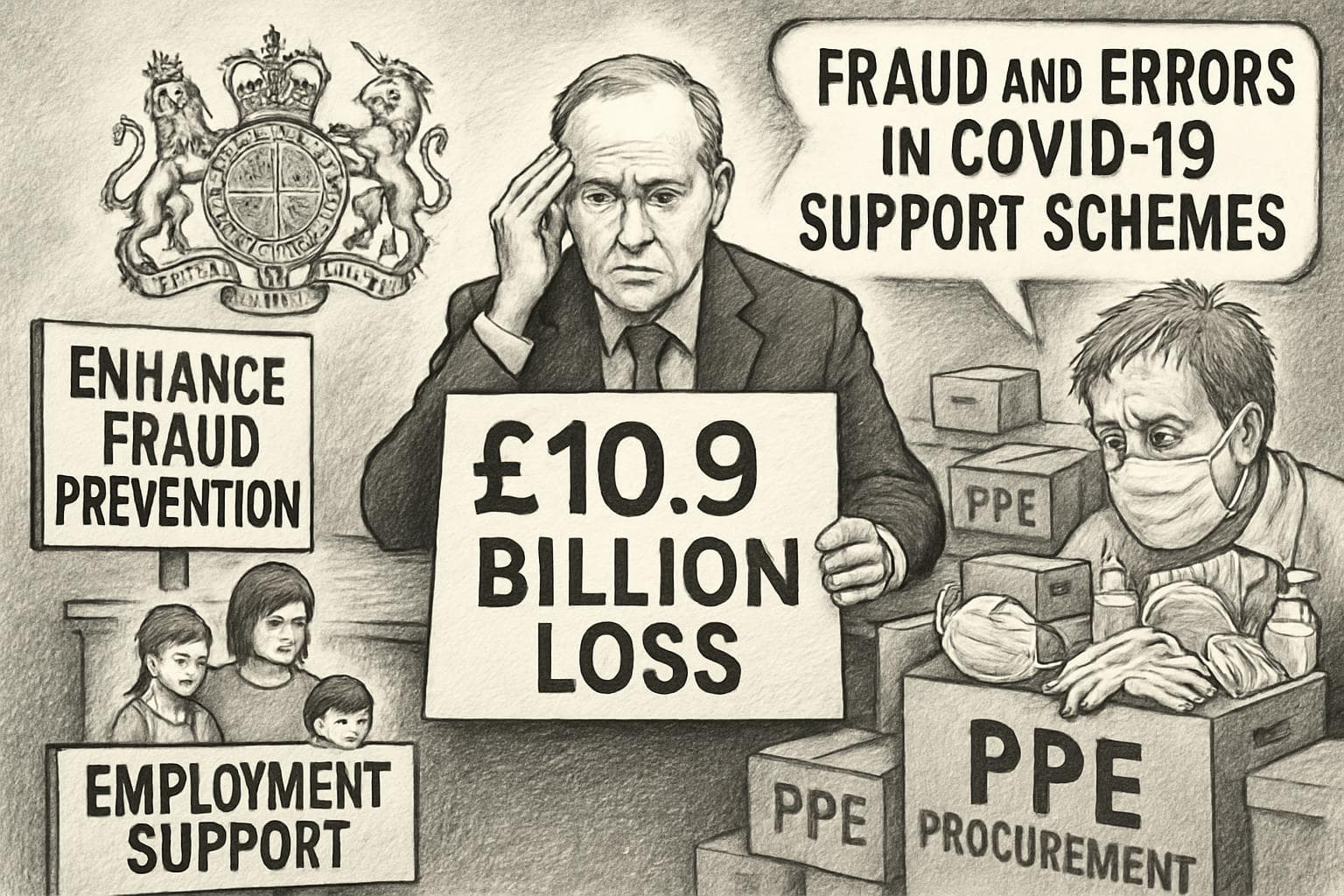 UK government facing £10.9 billion Covid-19 fraud loss