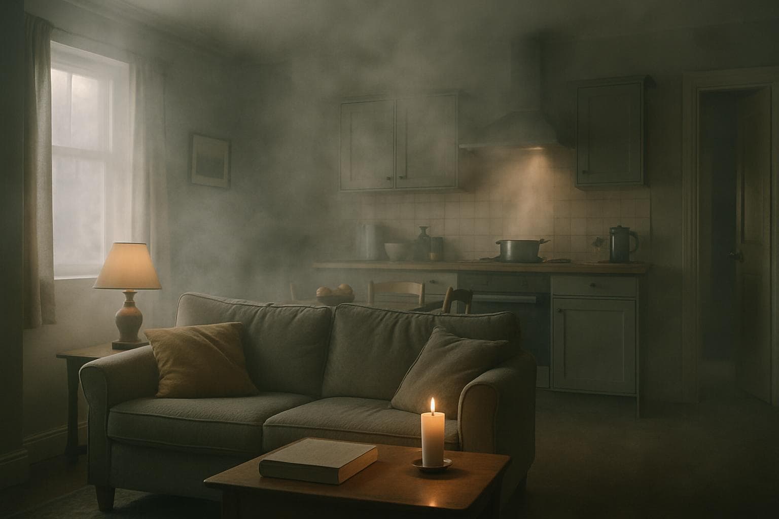 Invisible pollutants in a typical UK household interior
