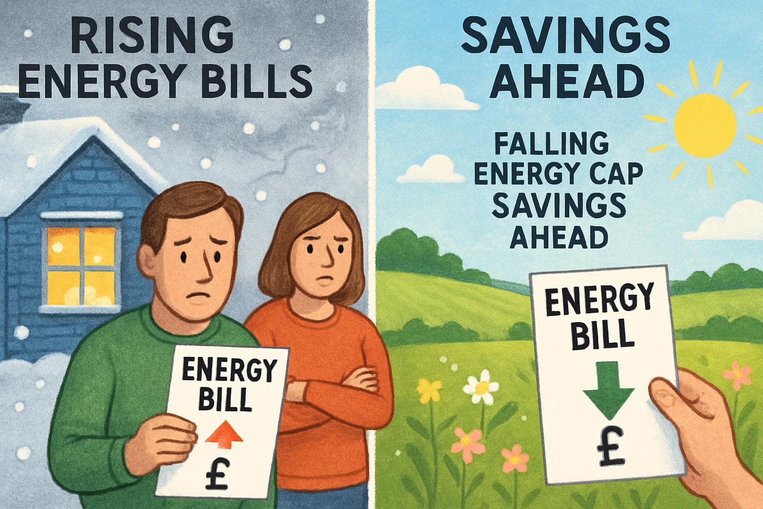 UK households facing rising energy bills in winter with spring savings forecast